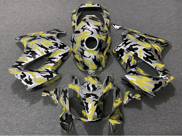 2002-2013 Honda VFR 800 Motorcycle Fairings - Yellow Camouflage Canada Websites