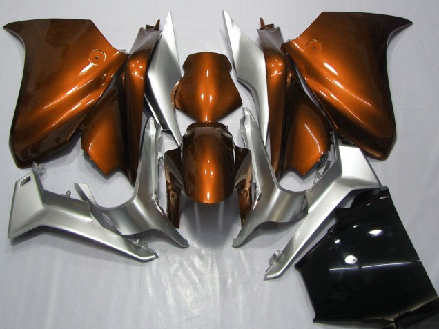 2010-2014 Honda VFR 1200 Motorcycle Fairings - Silver Orange Canada Websites