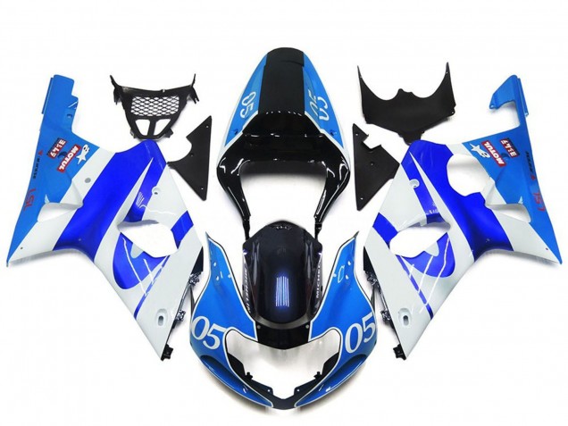 2000-2002 Suzuki GSXR 1000 Motorcycle Fairings - Blue White Black 05 Canada Websites