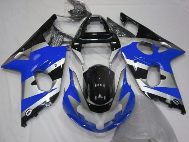 2000-2002 Suzuki GSXR 1000 Motorcycle Fairings - Blue Silver Black OEM Style Canada Websites