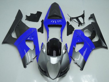 2003-2004 Suzuki GSXR 1000 Motorcycle Fairings - Blue Silver Black Canada Websites