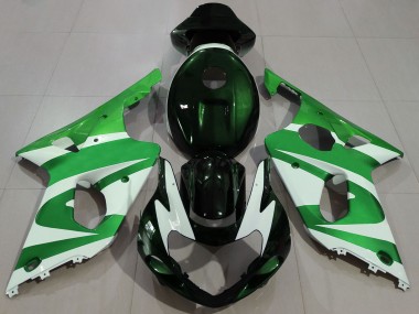 2000-2002 Suzuki GSXR 1000 Motorcycle Fairings - Green White Black Canada Websites