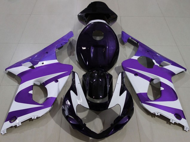 2000-2002 Suzuki GSXR 1000 Motorcycle Fairings - Purple White Black Canada Websites