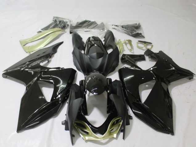 2009-2016 Suzuki GSXR 1000 Motorcycle Fairings - Glossy Black Silver Canada Websites
