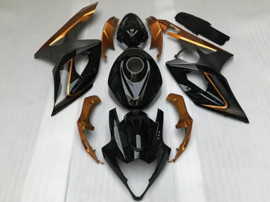 2005-2006 Suzuki GSXR 1000 Motorcycle Fairings - Glossy Black Bronze Canada Websites