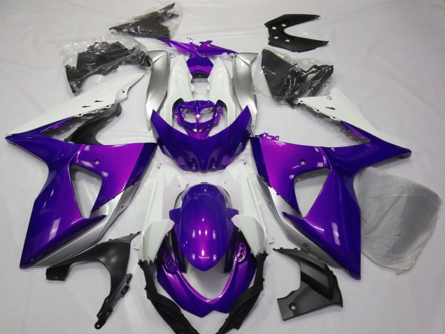2009-2016 Suzuki GSXR 1000 Motorcycle Fairings - Purple White Canada Websites