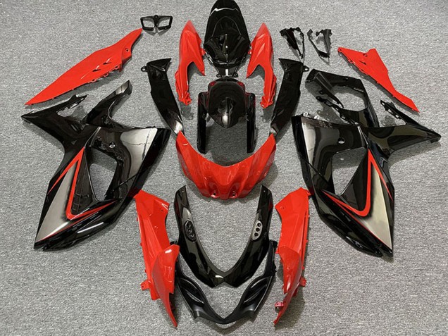 2009-2016 Suzuki GSXR 1000 Motorcycle Fairings - Red Black Canada Websites
