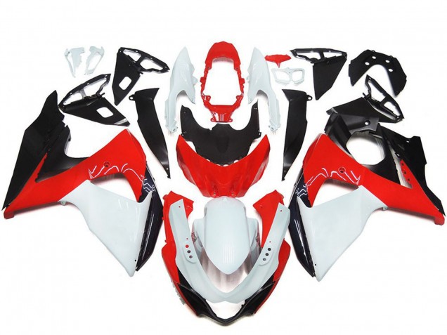 2009-2016 Suzuki GSXR 1000 Motorcycle Fairing Kits - White Red Black Canada Websites