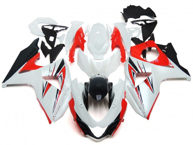 2009-2016 Suzuki GSXR 1000 Motorcycle Fairing - White Red Black Canada Websites