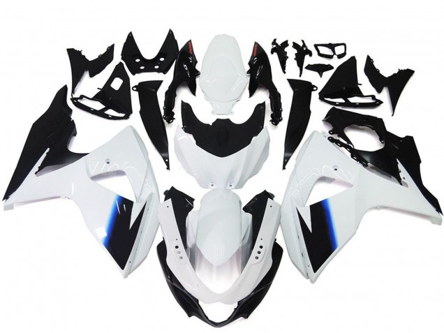 2009-2016 Suzuki GSXR 1000 Motorcycle Fairing Kits - White Blue Black Canada Websites