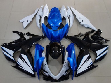 2009-2016 Suzuki GSXR 1000 Motorcycle Fairing - White Blue Black Canada Websites