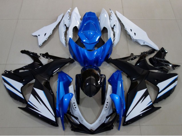 2009-2016 Suzuki GSXR 1000 Motorcycle Fairing - White Blue Black Canada Websites