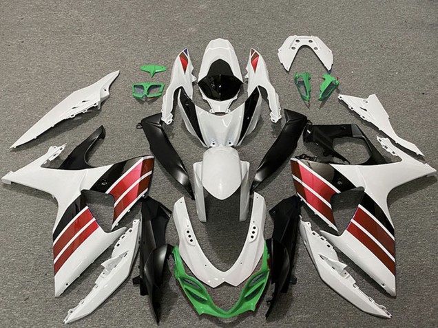 2009-2016 Suzuki GSXR 1000 Motorcycle Fairings - White Red Green Black Canada Websites