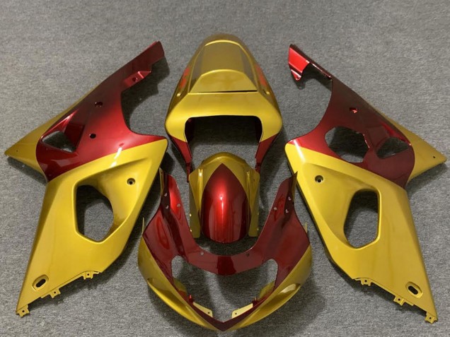 2000-2002 Suzuki GSXR 1000 Motorcycle Fairings - Gold Red Canada Websites