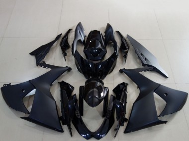 2009-2016 Suzuki GSXR 1000 Motorcycle Fairings - Matte Black Glossy Black Canada Websites