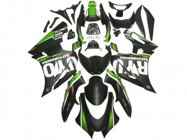 2017-2024 Suzuki GSXR 1000 Motorcycle Fairings - Matte Black Green Canada Websites