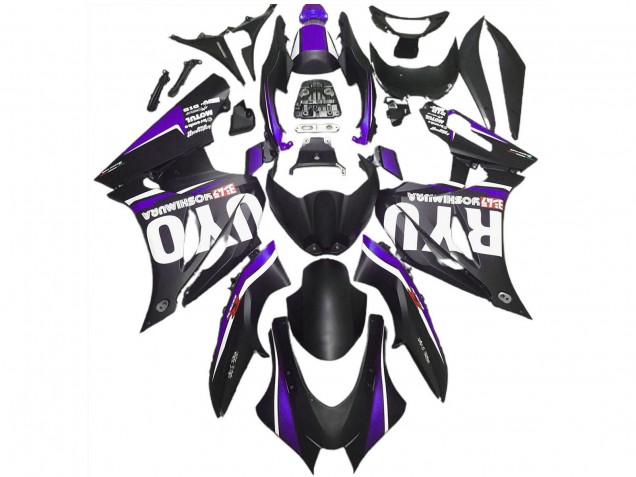 2017-2024 Suzuki GSXR 1000 Motorcycle Fairings - Matte Black Purple Canada Websites