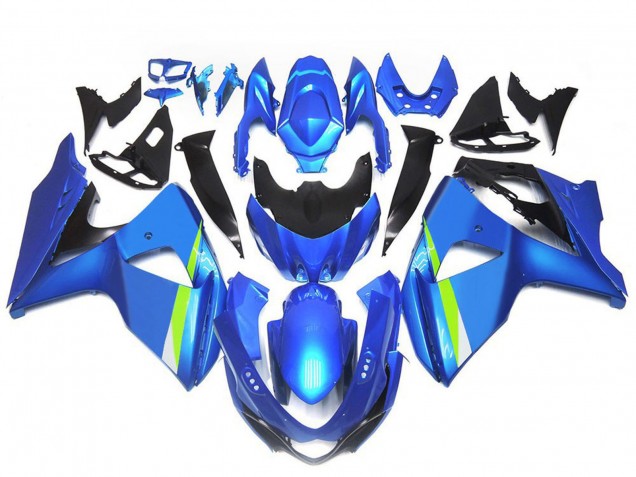 2009-2016 Suzuki GSXR 1000 Motorcycle Fairings - Blue Green Black Canada Websites