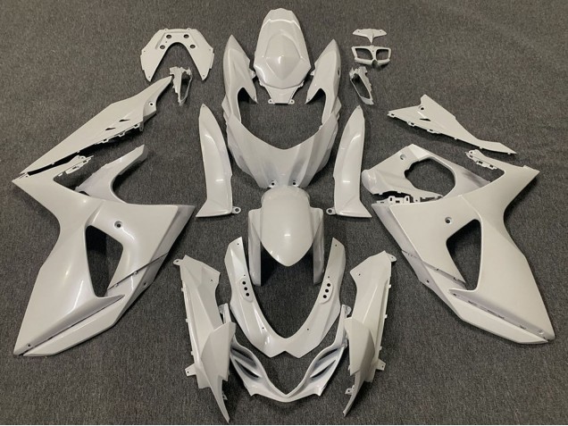 2009-2016 Suzuki GSXR 1000 Motorcycle Fairing - Glossy White Canada Websites
