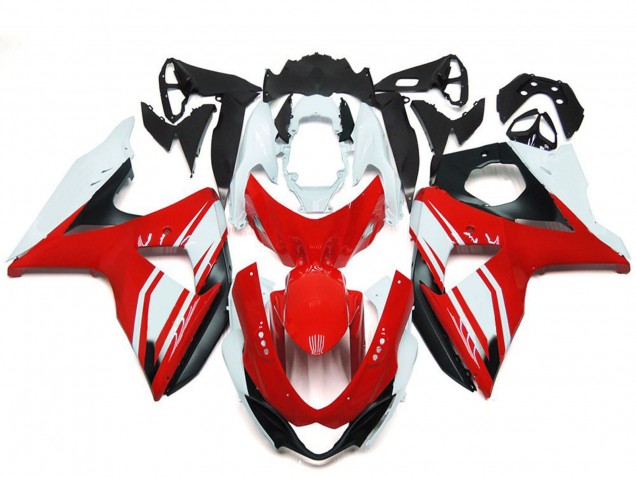 2009-2016 Suzuki GSXR 1000 Motorcycle Fairings - White Red Black Canada Websites