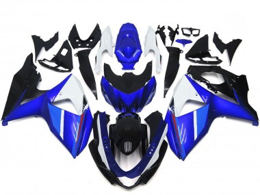2009-2016 Suzuki GSXR 1000 Motorcycle Fairings - White Blue Black Canada Websites