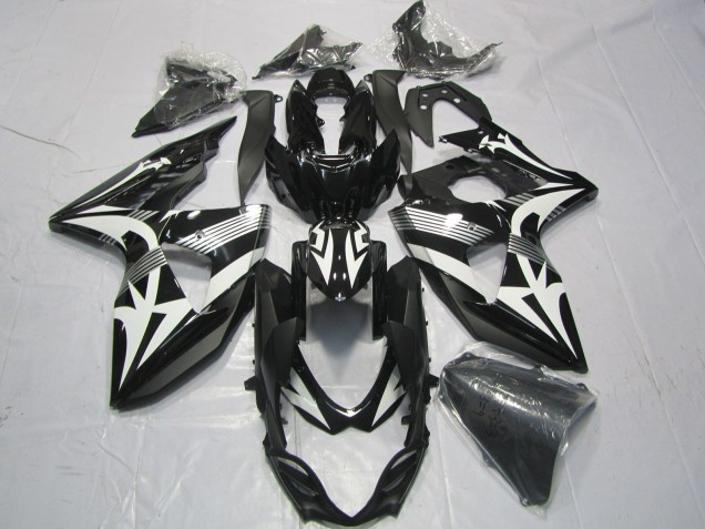 2009-2016 Suzuki GSXR 1000 Motorcycle Fairings - Black White Canada Websites