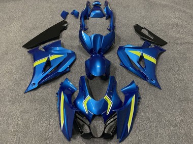 2017-2024 Suzuki GSXR 1000 Motorcycle Fairings - Blue Yellow Style Canada Websites