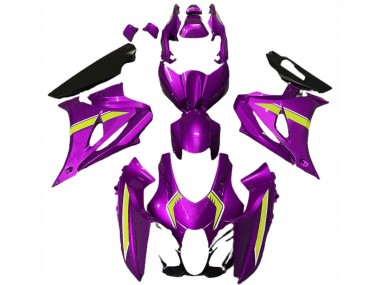 2017-2024 Suzuki GSXR 1000 Motorcycle Fairings - Pink Yellow Style Canada Websites