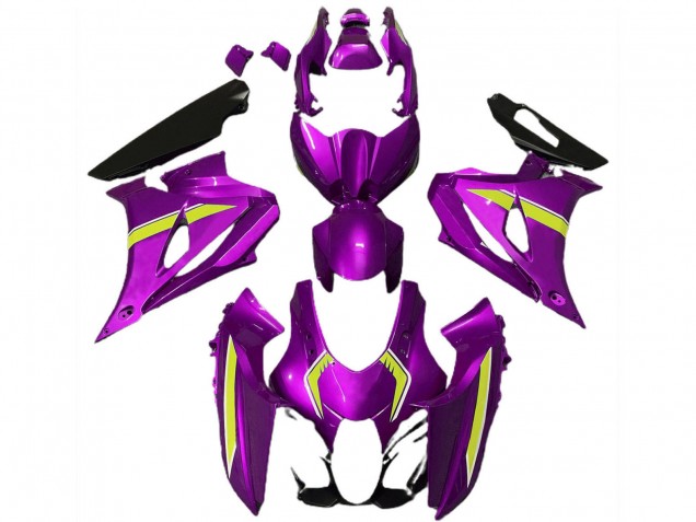 2017-2024 Suzuki GSXR 1000 Motorcycle Fairings - Pink Yellow Style Canada Websites
