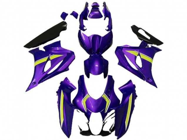 2017-2024 Suzuki GSXR 1000 Motorcycle Fairings - Purple Yellow Style Canada Websites