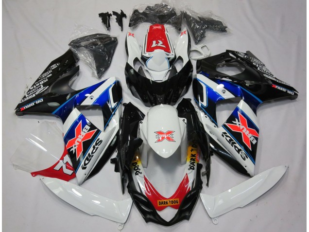 2009-2016 Suzuki GSXR 1000 Motorcycle Fairings - White Blue Red Black X Canada Websites