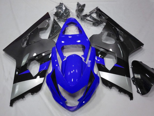 2004-2005 Suzuki GSXR 600 / GSXR 750 Motorcycle Fairings - Blue Silver Grey Black Canada Websites