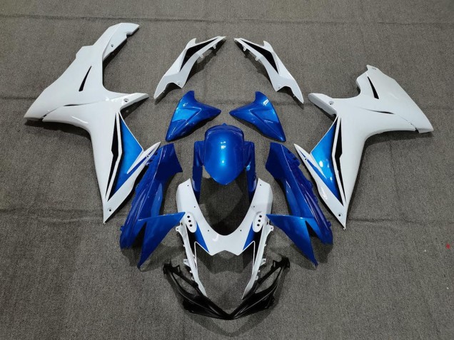 2011-2024 Suzuki GSXR 600 / GSXR 750 Motorcycle Fairing - White Blue Canada Websites
