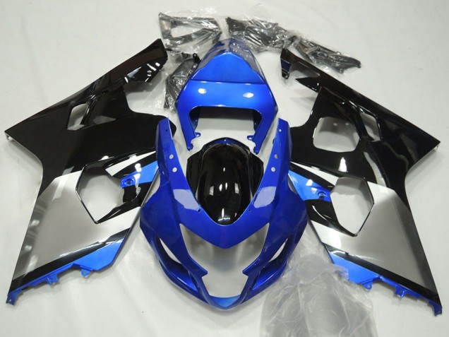2004-2005 Suzuki GSXR 600 / GSXR 750 Motorcycle Fairings - Blue Silver Black Canada Websites