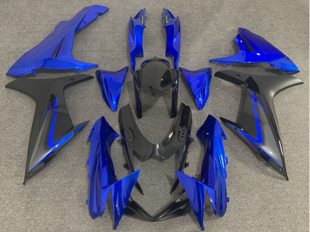 2011-2024 Suzuki GSXR 600 / GSXR 750 Motorcycle Fairings - Blue Black Grey Canada Websites