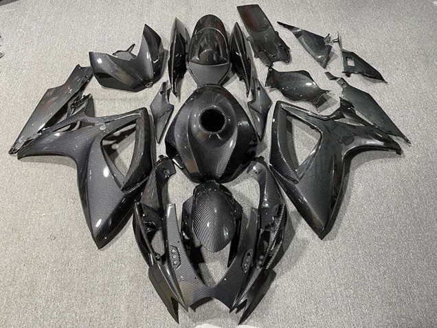 2006-2007 Suzuki GSXR 600 / GSXR 750 Motorcycle Fairings - Black Carbon Fiber Style Canada Websites