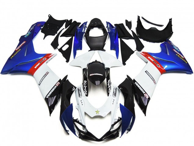 2011-2024 Suzuki GSXR 600 / GSXR 750 Abs Motorcycle Fairings - Blue White Red Canada Websites