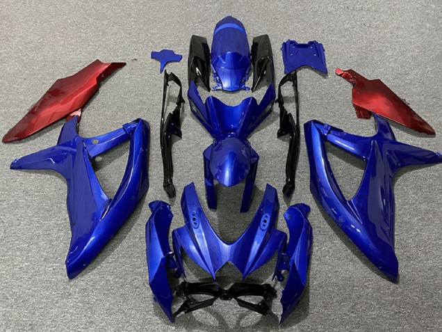 2008-2010 Suzuki GSXR 600 / GSXR 750 Motorcycle Fairings - Blue Red Canada Websites