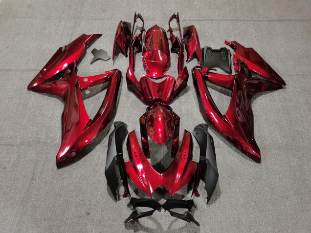 2008-2010 Suzuki GSXR 600 / GSXR 750 Motorcycle Fairings - Candy Red Black Canada Websites