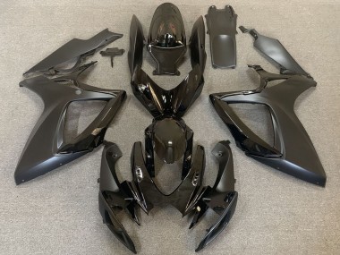2006-2007 Suzuki GSXR 600 / GSXR 750 Motorcycle Fairings - Glossy Black Matte Black Canada Websites