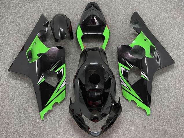 2004-2005 Suzuki GSXR 600 / GSXR 750 Motorcycle Fairings - Glossy Black Green Canada Websites