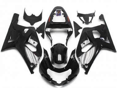 2001-2003 Suzuki GSXR 600 / GSXR 750 Motorcycle Fairings - Glossy Black Silver Canada Websites