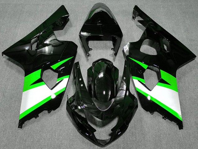 2004-2005 Suzuki GSXR 600 / GSXR 750 Motorcycle Fairings - Glossy Black Green White Canada Websites