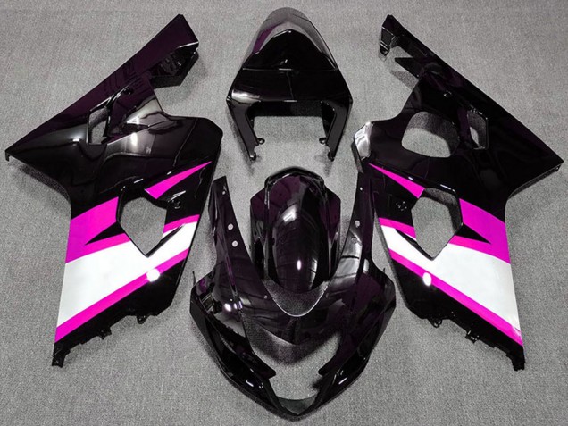 2004-2005 Suzuki GSXR 600 / GSXR 750 Motorcycle Fairings - Glossy Black Pink White Canada Websites