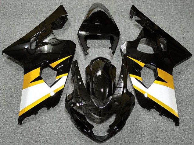 2004-2005 Suzuki GSXR 600 / GSXR 750 Motorcycle Fairings - Glossy Black Yellow White Canada Websites