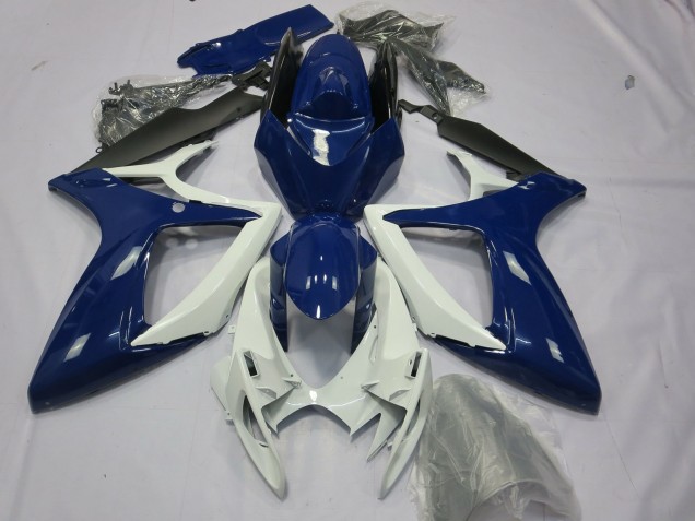 2006-2007 Suzuki GSXR 600 / GSXR 750 Motorcycle Fairings - Blue White Black Canada Websites