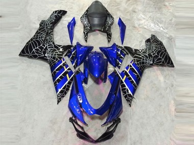 2011-2024 Suzuki GSXR 600 / GSXR 750 Motorcycle Fairings - Blue Black Spider Canada Websites
