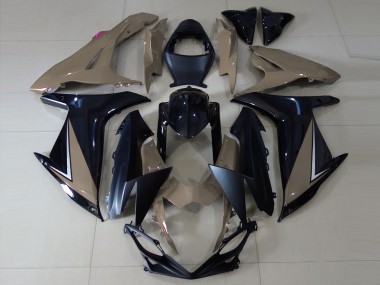 2011-2024 Suzuki GSXR 600 / GSXR 750 Motorcycle Fairings - Grey Glossy Black Matte Black Canada Websites