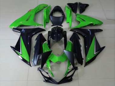 2011-2024 Suzuki GSXR 600 / GSXR 750 Motorcycle Fairings - Green Glossy Black Matte Black Canada Websites