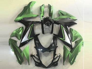 2011-2024 Suzuki GSXR 600 / GSXR 750 Motorcycle Fairings - Green Glossy Black Canada Websites